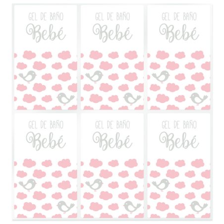Autocollants de gel douche bébé