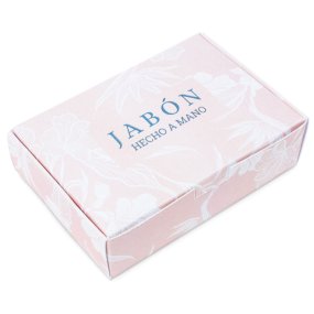 Caixa rosa para sabonete Caixa rosa para sabonete