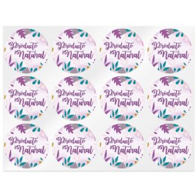 Autocollants violets produit naturel Autocollants violets produit naturel