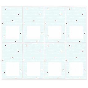 Adesivos retangulares love