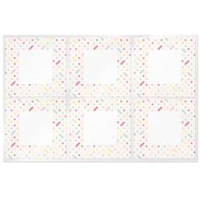 Adesivos quadrados party