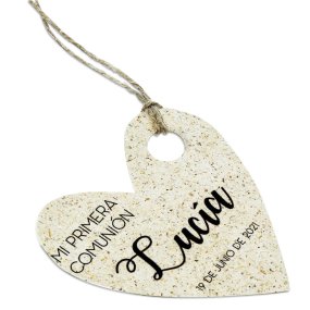 Etiquetas personalizadas comunion corazon Etiquetas personalizadas comunion corazon