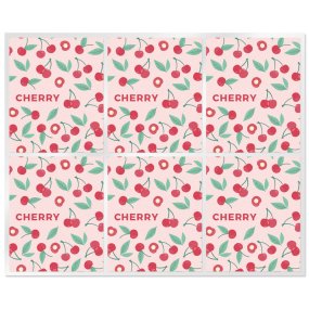Pegatinas para labiales de cereza Pegatinas para labiales de cereza