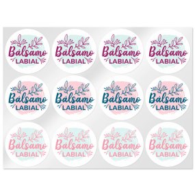Pegatinas para balsamo labial Pegatinas para balsamo labial