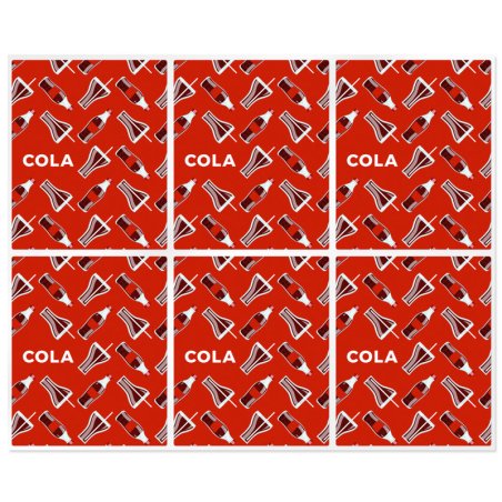 Stickers pour rouge a levres du coke