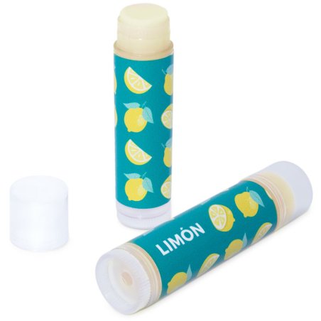 Pegatinas para hacer labiales de limon