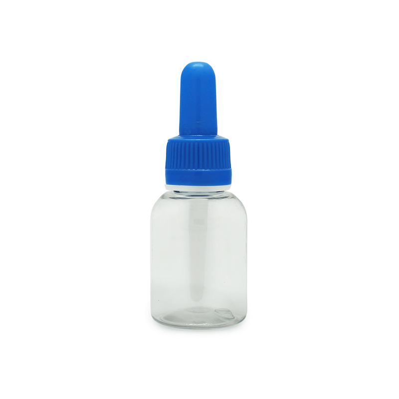 Botella PET baja de 30 ml con cuentagotas