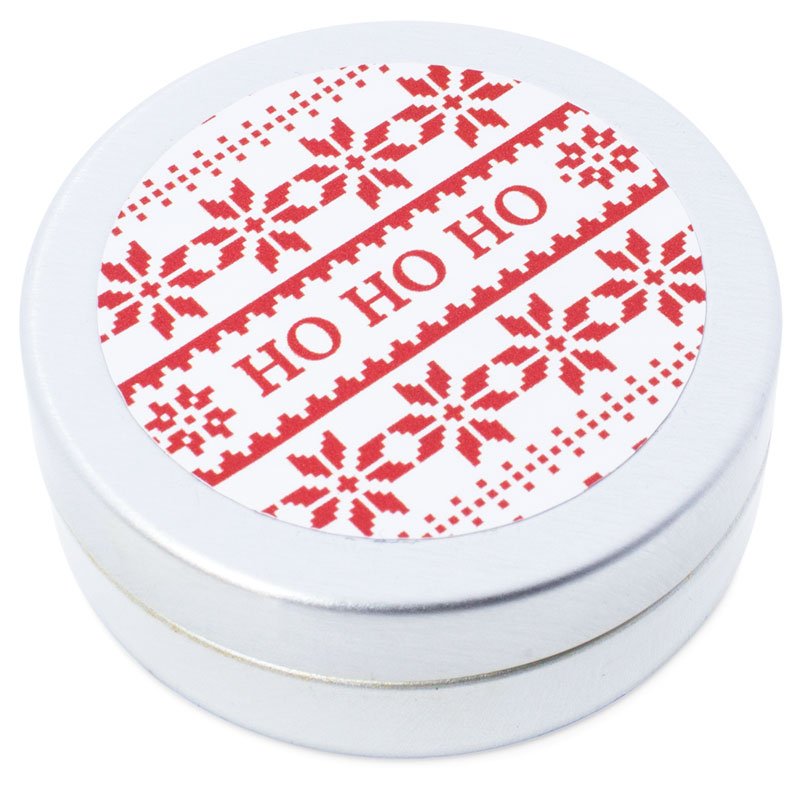 Autocollants ronds de noel ho ho ho