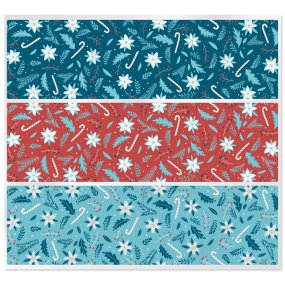 Autocollants à motif de Noël allongés