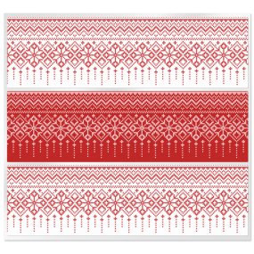 Pegatinas rojas estampado de navidad velas en lata Pegatinas rojas estampado de navidad velas en lata