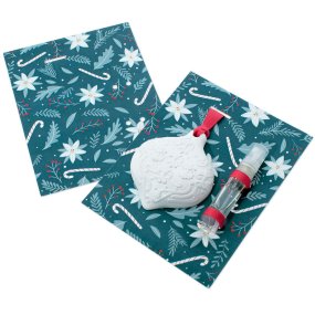 Cartão de Natal grande para packaging