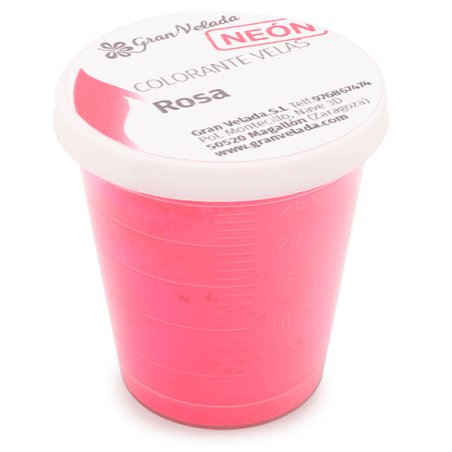 Dye bougies pigment rose néon