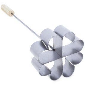 Corta-massa metálico corações 