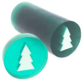 Inclusion de moisissure grand arbre de Noël Inclusion de moisissure grand arbre de Noël