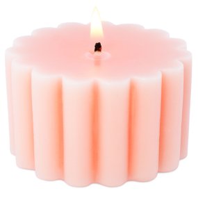 Molde para velas, Cilindro Festoneado.