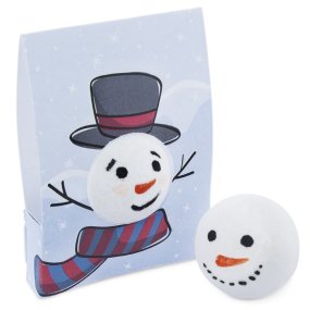 Caja para bomba de baño muñeco de nieve Caja para bomba de baño muñeco de nieve