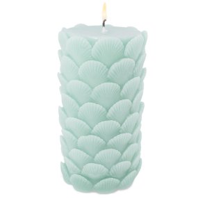 Molde cirio com conchas
