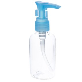 Flacon 75 ml distributeur bleu