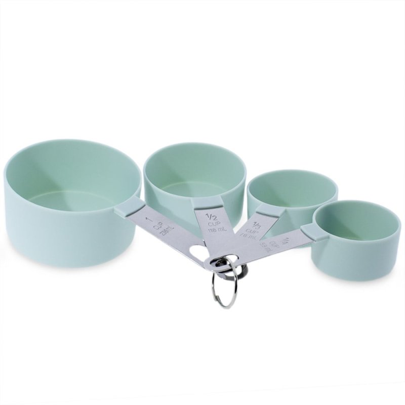 Set 4 conchas e 4 colheres de medição