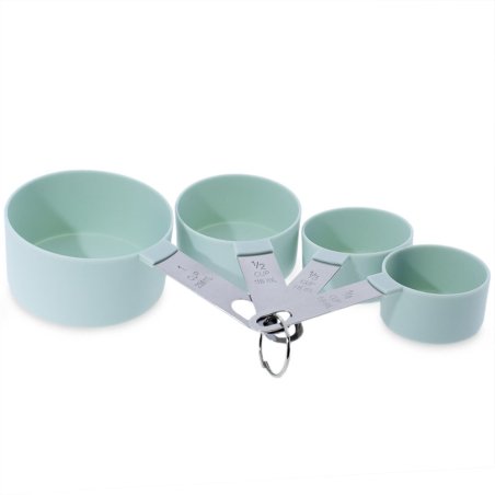 Set 4 conchas e 4 colheres de medição