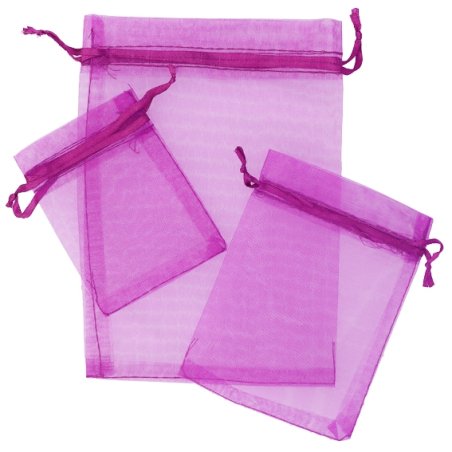 Sacs organza fuchsia