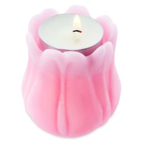 Molde porta-velas tulipa