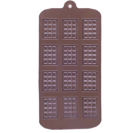 Molde silicone 12 barras de chocolate