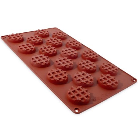 Molde 18 waffles redondos comprar