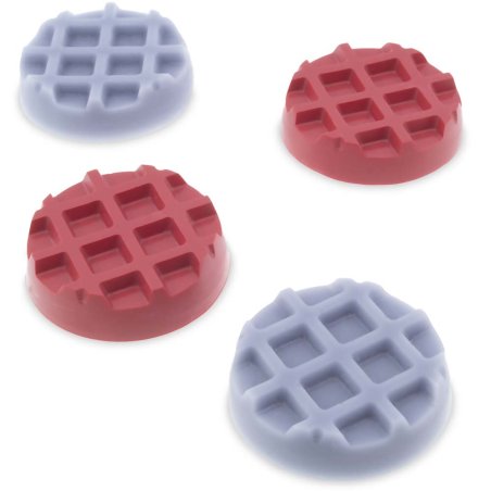 Molde para fazer 18 waffles redondos