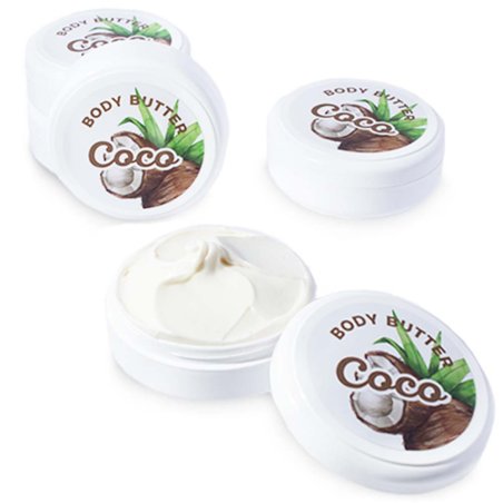 Adesivos para body butter de coco diy