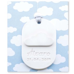 Cartão nuvens pequeno para packaging