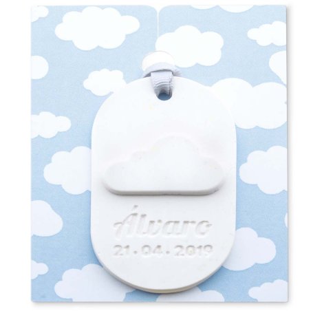 Cartão nuvens pequeno para packaging