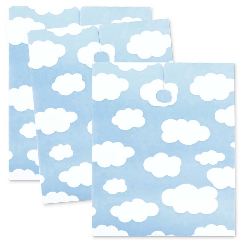 Cartão nuvens pequeno para packaging