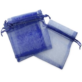 Bolsitas de organza azules 7x9 cm Bolsitas de organza azules 7x9 cm