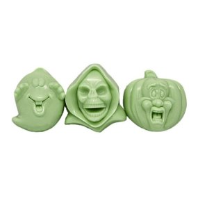 Molde fantasma, calabaza y calavera Molde fantasma, calabaza y calavera