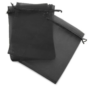 Bolsitas de organza negras 13x17 cm Bolsitas de organza negras 13x17 cm
