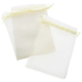 Sacos de organza cor natural 13x17 cm Sacos de organza cor natural 13x17 cm