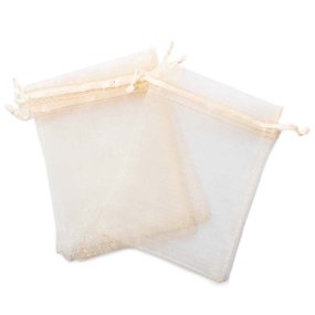 Bolsitas de organza salmon 9x12 cm Bolsitas de organza salmon 9x12 cm