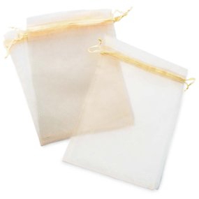 Sachets de saumon organza 13x17 cm Sachets de saumon organza 13x17 cm