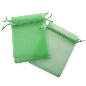 Bolsitas de organza verde esmeralda 9x12 cm Bolsitas de organza verde esmeralda 9x12 cm