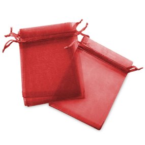 Bolsitas de organza rojas 9x12 cm Bolsitas de organza rojas 9x12 cm