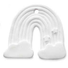 Molde de arco-íris cerâmica perfumada Molde de arco-íris cerâmica perfumada