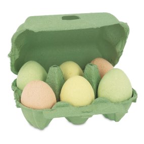 Oeuf en carton vert Oeuf en carton vert