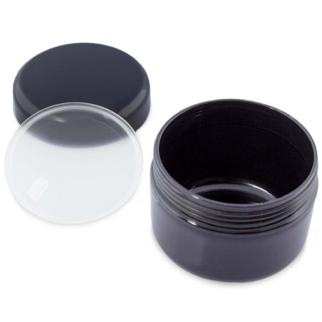 Flacon noir de 50 ml avec obturateur