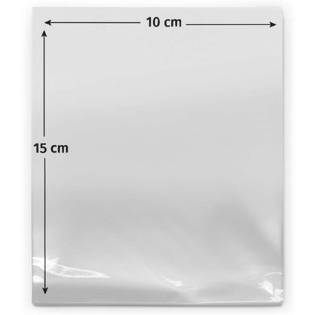 Sachets 10x15 cm de cellophane transparent
