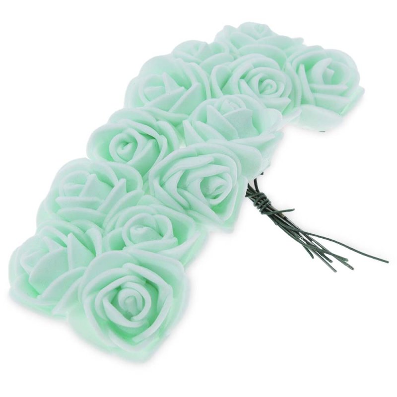 Mini flores mint com arame