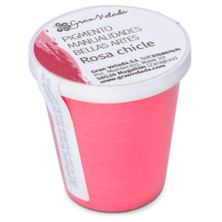 Pigmento rosa chicle para manualidades
