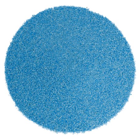 Areia fina de cor azul
