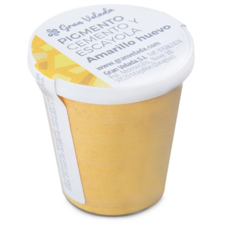 Pigmento amarelo ovo para cimento e gesso