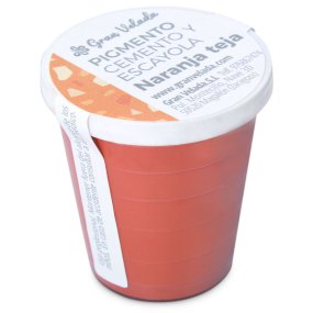Carrelage pigment orange pour ciment et plâtre